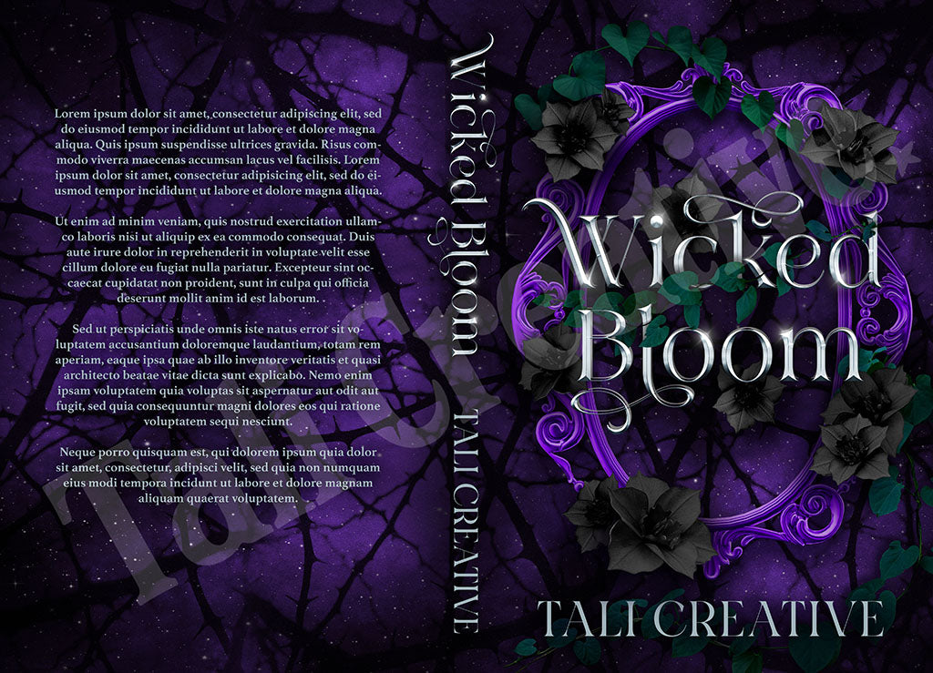 Wicked Bloom Premade Book Cover