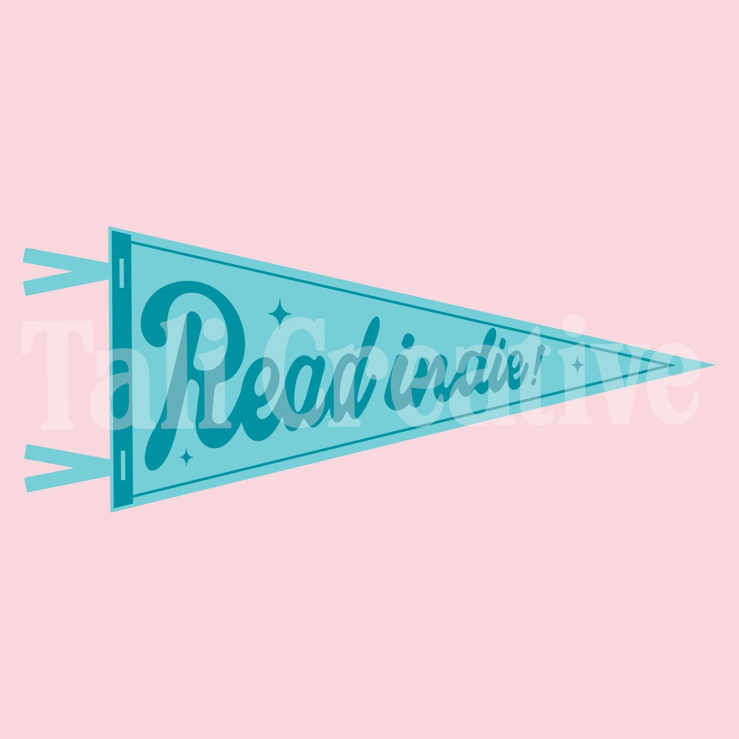 Read Indie! Blue Premade Graphic