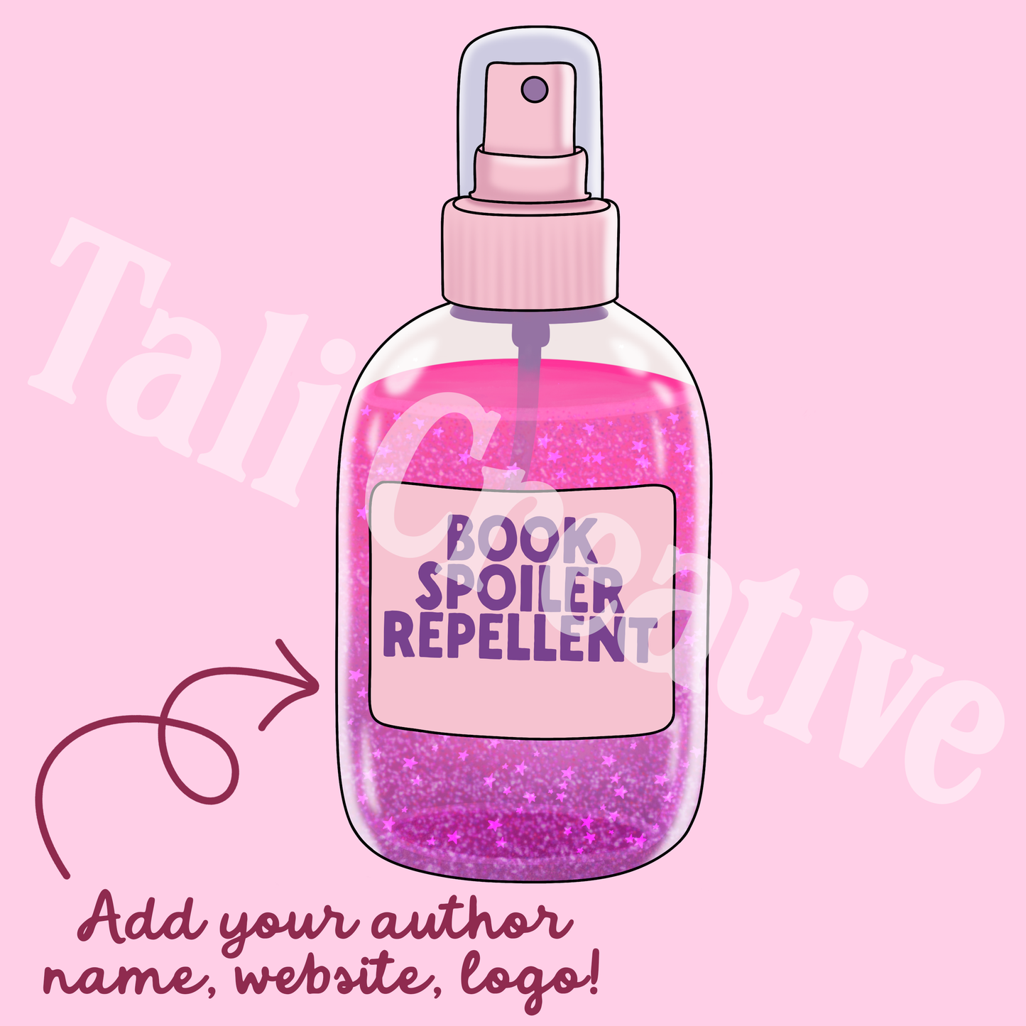 Book Spoiler Repellent Premade Graphic