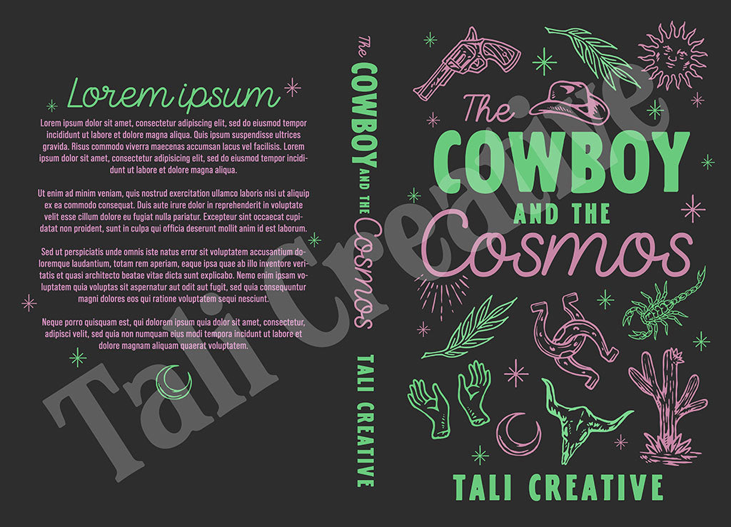 Cowboy and the Cosmos Premade Book Cover