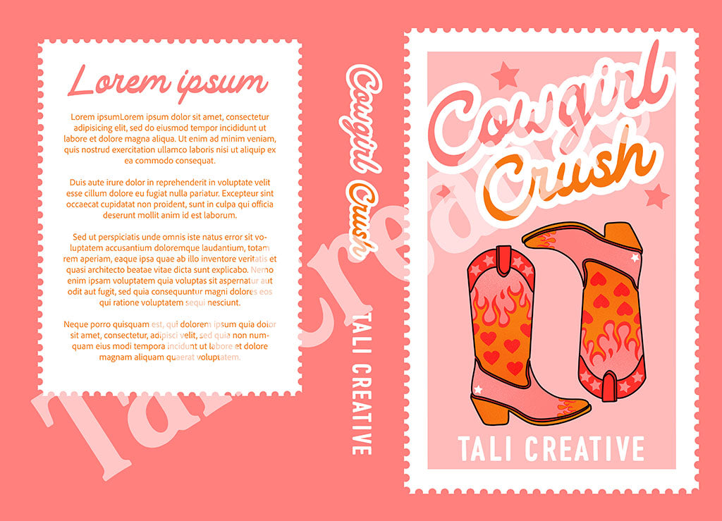 Cowgirl Crush Premade Book Cover