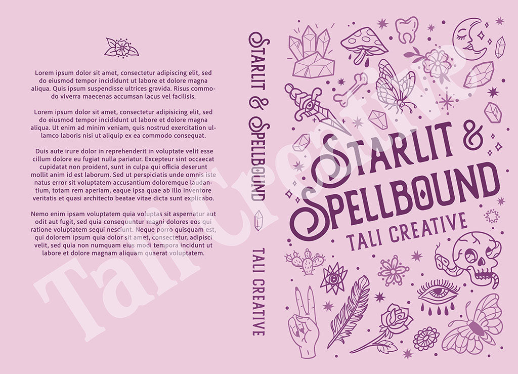 Starlit & Spellbound Premade Book Cover