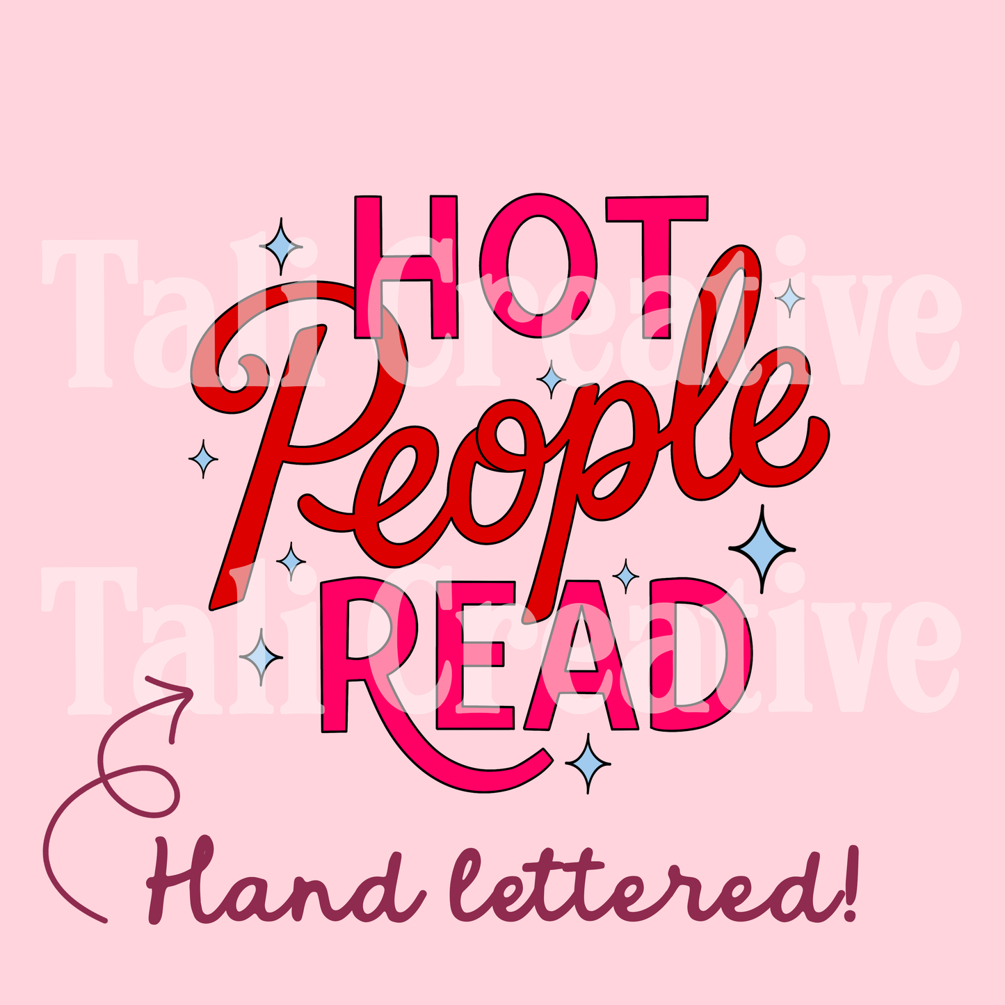 Hot People Read Premade Graphic