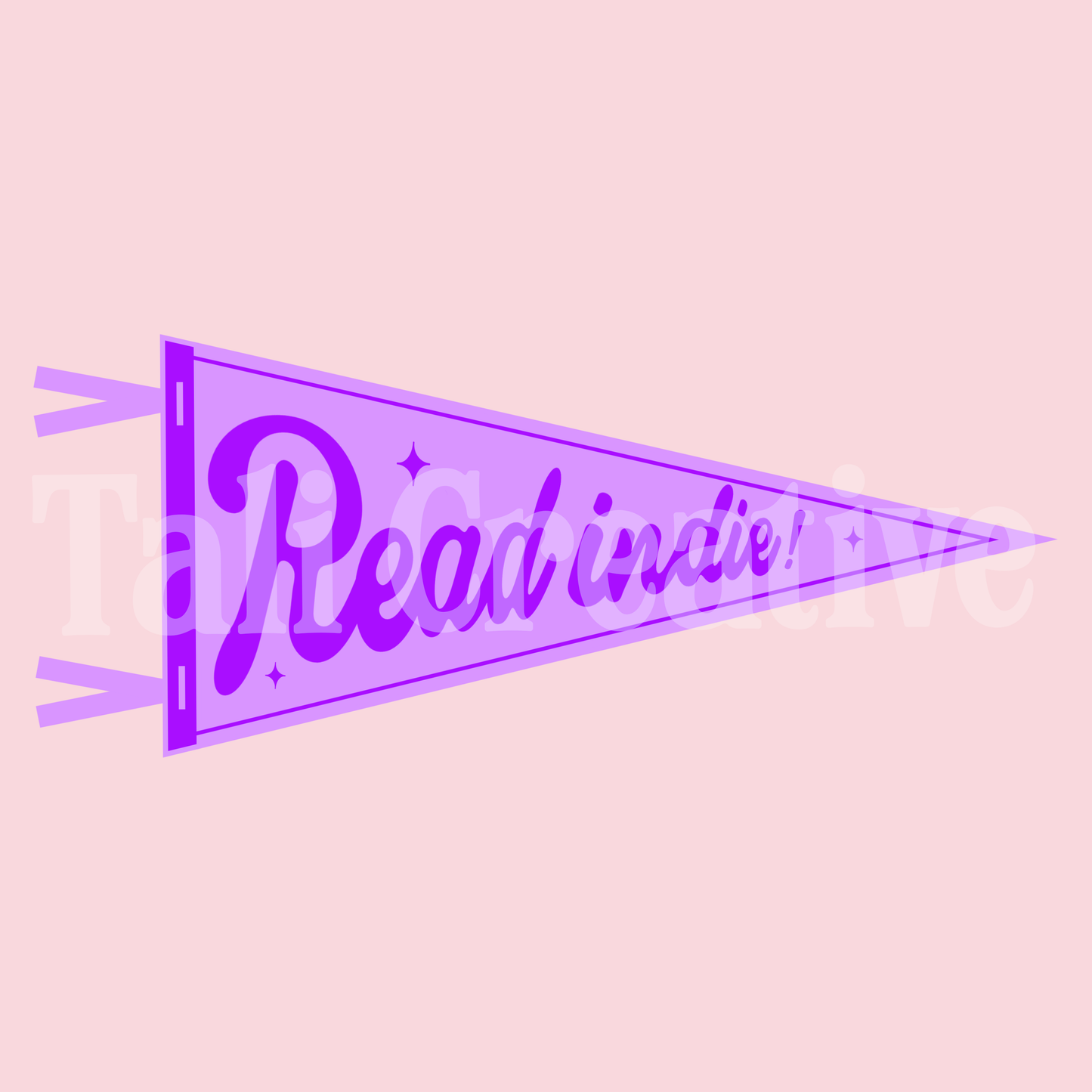 Read Indie! Purple Premade Graphic