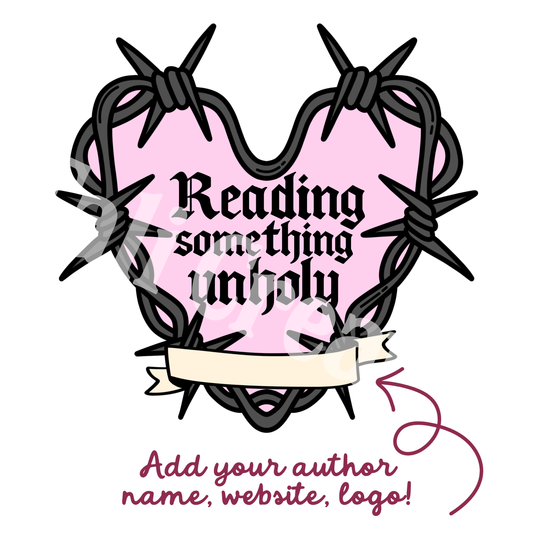 Reading Something Unholy Premade Graphic